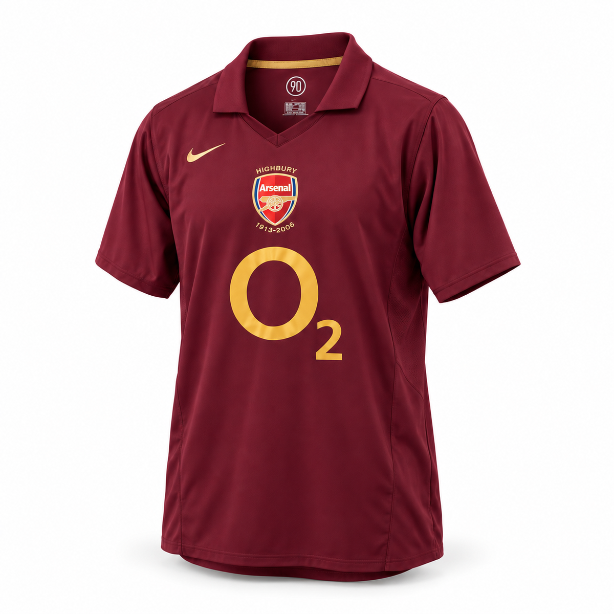 Arsenal 2005/06 Home football shirt – front view